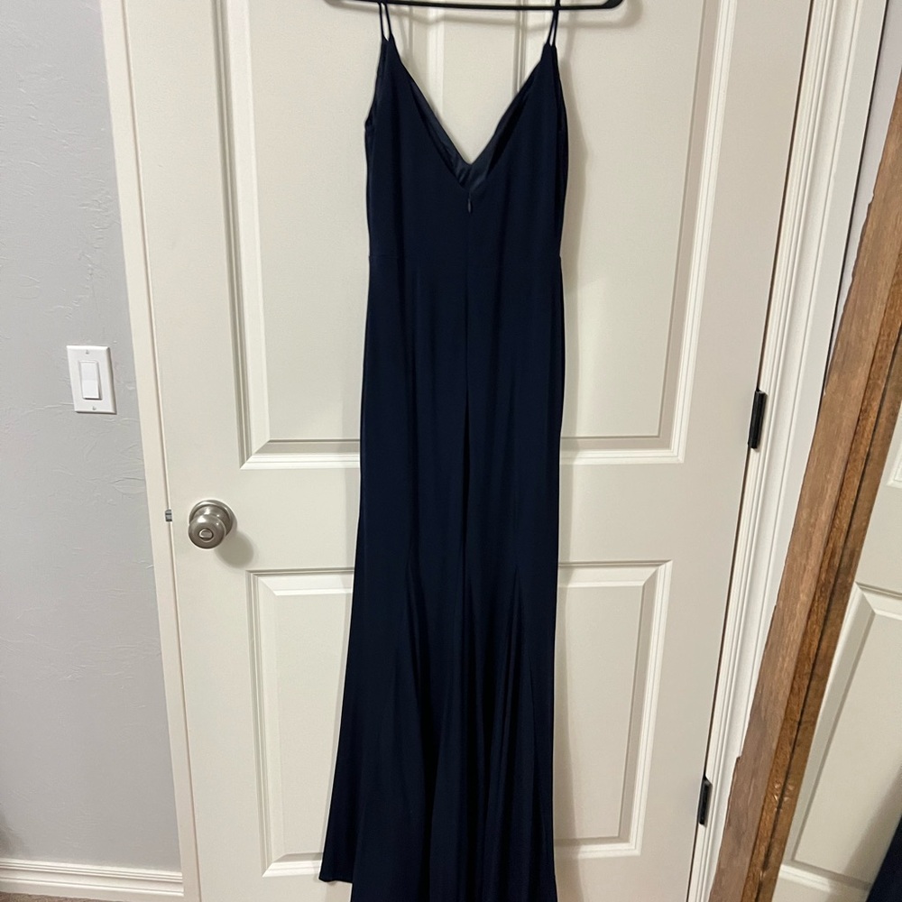 Elegant dark navy long Dress